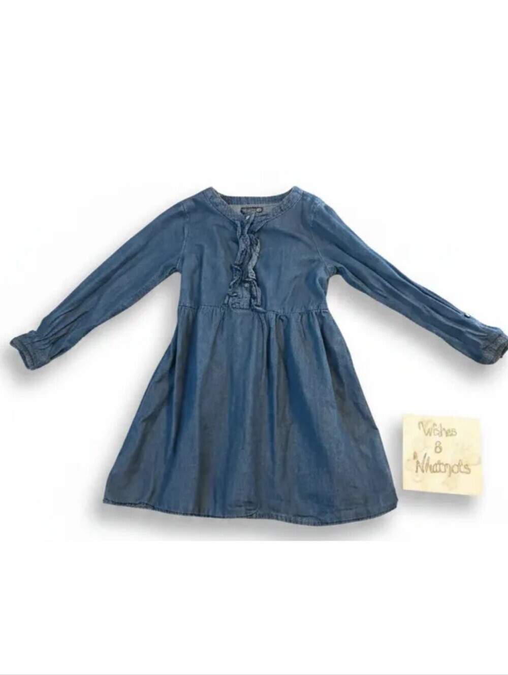 🔥5/$25🔥U.S Polo Assn Girls Denim Dress Size 6